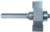 MAGNATE 3507 Rabbeting Router Bit - 1/2" Rabbet Depth; 3/8" Cutting Height; 1/4" Shank Diameter; 1-1/2" Overall Diameter; BR-03 Bearing; 2-Flute Carbide Tipped