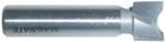 MAGNATE 351 Plunge Button Router Bit - 5/8" Cutting Diameter; 5/16" Button Diameter; 1/2" Shank Diameter; 3/16" Radius; 2" Shank Length; 2-Flute Carbide Tipped
