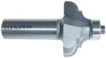 MAGNATE 3602 Cove & Bead 1/2" Shank Diameter Router Bit With Magnate BR-03 bearing - 3/16", 1/4" Radius (Bead, Cove); 5/8" Cutting Height; 1-5/16" Overall Diameter; 1-1/2" Shank Length, 2-Flute Carbide Tipped