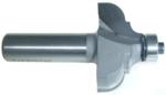 MAGNATE 3604 Cove & Bead 1/2" Shank Diameter Router Bit With Magnate BR-03 bearing - 3/16", 5/16" Radius (Bead, Cove); 3/4" Cutting Height; 1-1/2" Overall Diameter; 1-1/2" Shank Length, 2-Flute Carbide Tipped