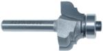 MAGNATE 3605 Cove & Bead 1/4" Shank Diameter Router Bit - 1/8", 1/8" Radius (Bead, Cove); 7/16" Cutting Height; 1" Overall Diameter; BR-03 Bearing; 1-1/4" Shank Length, 2-Flute Carbide Tipped