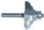 MAGNATE 3607 Cove & Bead 1/4" Shank Diameter Router Bit - 1/4", 1/4" Radius (Bead, Cove); 11/16" Cutting Height; 1-1/2" Overall Diameter; BR-03 Bearing; 1-1/4" Shank Length, 2-Flute Carbide Tipped