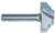 MAGNATE 3641 Cove & Bead Plunge Router Bit - 1/8", 1/8" Radius (Bead, Cove); 7/16" Cutting Height; 1" Cutting Diameter; 1/4" Shank Diameter, 1-1/4" Shank Length, 2-Flute Carbide Tipped