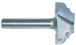 MAGNATE 3641 Cove & Bead Plunge Router Bit - 1/8", 1/8" Radius (Bead, Cove); 7/16" Cutting Height; 1" Cutting Diameter; 1/4" Shank Diameter, 1-1/4" Shank Length, 2-Flute Carbide Tipped