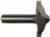 MAGNATE 3674 Classical Ogee Plunge Router Bit - 2" Cutting Diameter; 3/4" Cutting Height; 1/2" Shank Diameter; 1/4" Radius; 2" Shank Length; 2-Flute Carbide Tipped