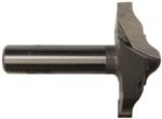 MAGNATE 3674 Classical Ogee Plunge Router Bit - 2" Cutting Diameter; 3/4" Cutting Height; 1/2" Shank Diameter; 1/4" Radius; 2" Shank Length; 2-Flute Carbide Tipped