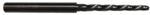 Magnate 3682 3 Flute Tapered Ball Nose Spiral Router Bit - 1/8" Cutting Diameter; 1 Degree; 1-1/2" Cutting Height; 1/4" Shank Diameter; 3" Overall Length; Solid Carbide, Down-Cut