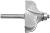 MAGNATE 3723 Ogee 1/4" Shank Router Bit - 7/8" Cutting Height; 9/32", 9/32" Radius (Bead, Cove); 1-5/8" Overall Diameter; 1-1/4" Shank Length, 2-Flute with a Magnate BR-03 Bearing, Carbide Tipped