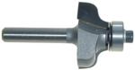 MAGNATE 3724 Ogee 1/4" Shank Router Bit - 1/2" Cutting Height; 5/32", 5/32" Radius (Bead, Cove); 1-1/8" Overall Diameter; 1-1/4" Shank Length, 2-Flute with a Magnate BR-03 Bearing, Carbide Tipped