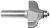 MAGNATE 3727 Ogee 1/2" Shank Router Bit - 7/8" Cutting Height; 9/32", 9/32" Radius (Bead, Cove); 1-5/8" Overall Diameter; 1-1/2" Shank Length, 2-Flute with a Magnate BR-03 Bearing, Carbide Tipped