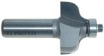 MAGNATE 3728 Ogee 1/2" Shank Router Bit - 5/8" Cutting Height; 3/16", 1/4" Radius (Bead, Cove); 1-3/8" Overall Diameter; 1-1/2" Shank Length, 2-Flute with a Magnate BR-03 Bearing, Carbide Tipped