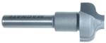 MAGNATE 3741 Plunge Ogee Router Bit - 3/4" Cutting Diameter; 1/4" Small Diameter; 7/16" Cutting Height; 1/8" Radius; 1-1/4" Shank Length; 1/4" Shank Diameter, 2-Flute Carbide Tipped