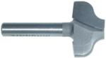 MAGNATE 3742 Plunge Ogee Router Bit - 1" Cutting Diameter; 3/8" Small Diameter; 9/16" Cutting Height; 3/16" Radius; 1-1/4" Shank Length; 1/4" Shank Diameter, 2-Flute Carbide Tipped