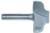 MAGNATE 3743 Plunge Ogee Router Bit - 1-1/4" Cutting Diameter; 1/2" Small Diameter; 5/8" Cutting Height; 3/16" Radius; 1-1/4" Shank Length; 1/4" Shank Diameter, 2-Flute Carbide Tipped