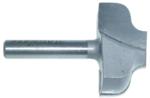 MAGNATE 3743 Plunge Ogee Router Bit - 1-1/4" Cutting Diameter; 1/2" Small Diameter; 5/8" Cutting Height; 3/16" Radius; 1-1/4" Shank Length; 1/4" Shank Diameter, 2-Flute Carbide Tipped
