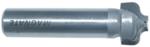MAGNATE 3745 Plunge Ogee Router Bit - 3/4" Cutting Diameter; 1/4" Small Diameter; 7/16" Cutting Height; 1/8" Radius; 1-1/2" Shank Length; 1/2" Shank Diameter, 2-Flute Carbide Tipped