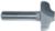 MAGNATE 3748 Plunge Ogee Router Bit - 1-1/2" Cutting Diameter; 1/2" Small Diameter; 3/4" Cutting Height; 1/4" Radius; 1-1/2" Shank Length; 1/2" Shank Diameter, 2-Flute Carbide Tipped