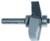 MAGNATE 3802 Raised Panel Router Bit, 25 Degree Face Cut - 9/16" Reveal ; 1-5/8" Overall Diameter; 1/4" Shank Diameter; 1-1/4" Shank Length; BR-03 Bearing; 2-Flute Horizontal, Carbide Tipped