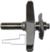 MAGNATE 3803C Raised Panel Router Bit, 5 Degree Face-Cut with Under Cutter - 1-3/8" Reveal ; 3-1/2" Overall Diameter; 1/8" Radius; BR-05 Bearing; 2-Flute Horizontal, 1/2" Shank Diameter, 1-1/2" Shank Length Carbide Tipped