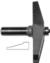 MAGNATE 3804B Raised Panel Router Bit, 15 Degree Face Cut - 1-1/2" Reveal ; 3-1/2" Overall Diameter; 1/2" Shank Diameter; 1-1/2" Shank Length; 2-Flute Horizontal, Carbide Tipped