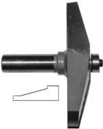 MAGNATE 3804B Raised Panel Router Bit, 15 Degree Face Cut - 1-1/2" Reveal ; 3-1/2" Overall Diameter; 1/2" Shank Diameter; 1-1/2" Shank Length; 2-Flute Horizontal, Carbide Tipped