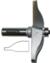 MAGNATE 3805B Raised Panel Router Bit, Ogee - 1-1/2" Reveal ; 3-1/2" Overall Diameter; 1/2" Shank Diameter; 1-1/2" Shank Length; 2-Flute Horizontal, Carbide Tipped