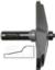 MAGNATE 3806B Raised Panel Router Bit, 12 Degree Face-Cut with Quarter Round - 1-1/2" Reveal ; 3-1/2" Overall Diameter; 1/2" Shank Diameter; 5/32" Radius; 1-1/2" Shank Length; 2-Flute Horizontal, Carbide Tipped