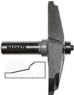 MAGNATE 3806B Raised Panel Router Bit, 12 Degree Face-Cut with Quarter Round - 1-1/2" Reveal ; 3-1/2" Overall Diameter; 1/2" Shank Diameter; 5/32" Radius; 1-1/2" Shank Length; 2-Flute Horizontal, Carbide Tipped