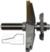 MAGNATE 3806C Raised Panel Router Bit, 12 Degree Face-Cut with Quarter Round with Under Cutter - 1-3/8" Reveal ; 3-1/2" Overall Diameter; 5/32" Radius; BR-05 Bearing; 2-Flute Horizontal, Carbide Tipped