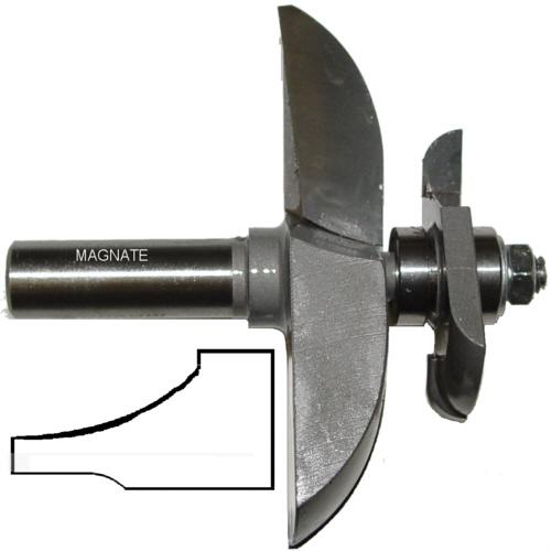 Magnate 3807C Raised Panel Router Bit, Convex with Under Cutter - 1-3/8