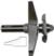 MAGNATE 3809C Raised Panel Router Bit, 18 Degree Face-Cut with Under Cutter - 1-3/8" Reveal ; 3-1/2" Overall Diameter; 1/8" Radius; BR-05 Bearing; 2-Flute Horizontal, Carbide Tipped