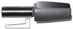 MAGNATE 3813 Raised Panel Router Bit, Vertical 5 Degree Face-Cut - 1-5/8" Cutting Height; 1/2" Shank Diameter; 1-1/8" Overall Diameter; 1/8" Radius; 1-1/2" Shank Length; 2-Flute Carbide Tipped