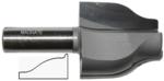 MAGNATE 3815 Raised Panel Router Bit, Vertical Ogee - 1-5/8" Cutting Height; 1/2" Shank Diameter; 1-1/8" Overall Diameter; 1-1/2" Shank Length; 2-Flute Carbide Tipped