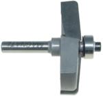 MAGNATE 3823 Raised Panel Router Bit, 5 Degree Face-Cut - 3/4" Reveal ; 2" Overall Diameter; 1/4" Shank Diameter; 3/32" Radius; 1-1/4" Shank Length; 2-Flute Horizontal, Carbide Tipped