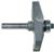 MAGNATE 3824 Raised Panel Router Bit, 15 Degree Face Cut - 3/4" Reveal ; 2" Overall Diameter; 1/4" Shank Diameter; 1-1/4" Shank Length; 2-Flute Horizontal, Carbide Tipped