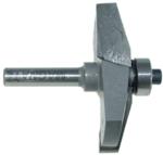 MAGNATE 3824 Raised Panel Router Bit, 15 Degree Face Cut - 3/4" Reveal ; 2" Overall Diameter; 1/4" Shank Diameter; 1-1/4" Shank Length; 2-Flute Horizontal, Carbide Tipped