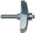 MAGNATE 3826 Raised Panel Router Bit, 12 Degree Face-Cut with Quarter Round - 3/4" Reveal ; 2" Overall Diameter; 1/4" Shank Diameter; 3/32" Radius; 1-1/4" Shank Length; 2-Flute Horizontal, Carbide Tipped