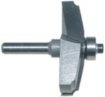 MAGNATE 3826 Raised Panel Router Bit, 12 Degree Face-Cut with Quarter Round - 3/4" Reveal ; 2" Overall Diameter; 1/4" Shank Diameter; 3/32" Radius; 1-1/4" Shank Length; 2-Flute Horizontal, Carbide Tipped