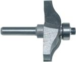 MAGNATE 3835 Raised Panel Router Bit, Ogee - 5/8" Reveal ; 1-3/4" Overall Diameter; 1/4" Shank Diameter; 1-1/4" Shank Length; 2-Flute Horizontal, Carbide Tipped