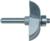 MAGNATE 3837 Raised Panel Router Bit, Convex - 5/8" Reveal ; 1-3/4" Overall Diameter; 1/4" Shank Diameter; 1-1/4" Shank Length; 2-Flute Horizontal, Carbide Tipped