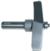 MAGNATE 3843 Raised Panel Router Bit, 5 Degree Face-Cut - 1-1/4" Reveal ; 3" Overall Diameter; 1/2" Shank Diameter; 1/8" Radius; 1-1/2" Shank Length; 2-Flute Horizontal, Carbide Tipped