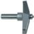 MAGNATE 3844 Raised Panel Router Bit, 15 Degree Face Cut - 1-1/4" Reveal ; 3" Overall Diameter; 1/2" Shank Diameter; 1-1/2" Shank Length; 2-Flute Horizontal, Carbide Tipped