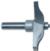 MAGNATE 3845 Raised Panel Router Bit, Ogee - 1-1/4" Reveal ; 3" Overall Diameter; 1/2" Shank Diameter; 1-1/2" Shank Length; 2-Flute Horizontal, Carbide Tipped