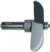 MAGNATE 3847 Raised Panel Router Bit, Convex - 1-1/4" Reveal ; 3" Overall Diameter; 1/2" Shank Diameter; 1-1/2" Shank Length; 2-Flute Horizontal, Carbide Tipped