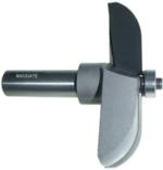 MAGNATE 3847 Raised Panel Router Bit, Convex - 1-1/4" Reveal ; 3" Overall Diameter; 1/2" Shank Diameter; 1-1/2" Shank Length; 2-Flute Horizontal, Carbide Tipped