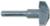 MAGNATE 3851 Raised Panel Groove, 25 Degree Face-Cut Router Bit - 1" Overall Diameter; 0.146" Profile Height; 3/8" Small Diameter; 0.4" Cutting Height; 1/4" Shank Diameter; 2-Flute Carbide Tipped