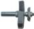 MAGNATE 3863 Raised Panel Router Bit, 5 Degree Face-Cut with Under Cutter - 15/16" Reveal ; 2-5/8" Overall Diameter; 3/32" Radius; BR-40 Bearing; 2-Flute Horizontal, 1/2" Shank Diameter, 1-1/2" Shank Length Carbide Tipped