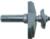 MAGNATE 3866 Raised Panel Router Bit, 12 Degree Face-Cut with Quarter Round with Under Cutter - 15/16" Reveal ; 2-5/8" Overall Diameter; 1/8" Radius; BR-40 Bearing; 2-Flute Horizontal, Carbide Tipped