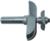 MAGNATE 3867 Raised Panel Router Bit, Convex with Under Cutter - 15/16" Reveal ; 2-5/8" Overall Diameter; BR-40 Bearing; 2-Flute Horizontal, Carbide Tipped