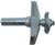 Magnate 3869 Raised Panel Router Bit, 18 Degree Face-Cut with Under Cutter - 1" Reveal ; 2-5/8" Overall Diameter; 1/8" Radius; BR-40 Bearing